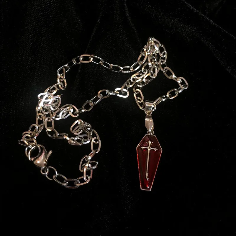 Женское винтажное ожерелье с подвеской в виде креста летучая мышь |