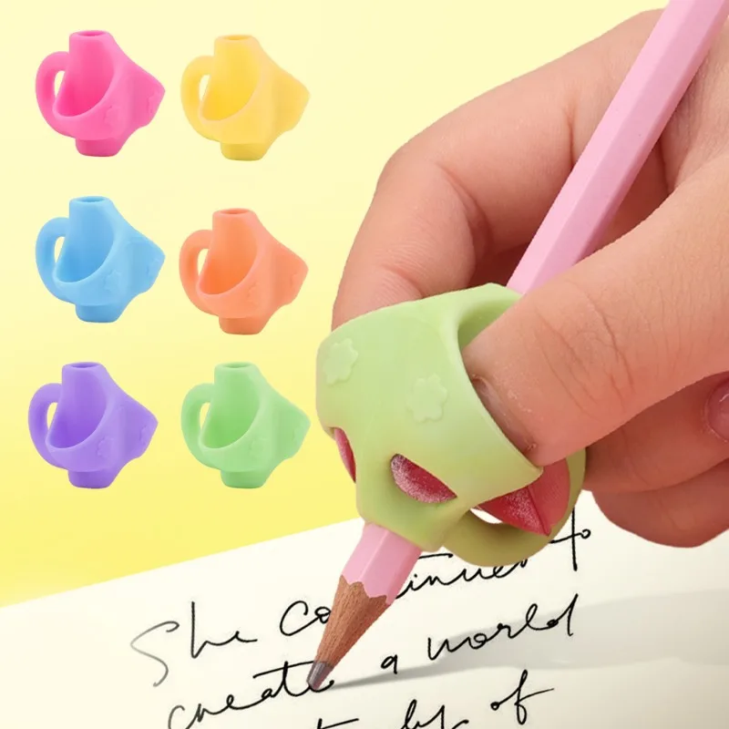 Pen Holder 3finger/2 Finger Children Writing Training Correction Tool Writing Corrector For Kid