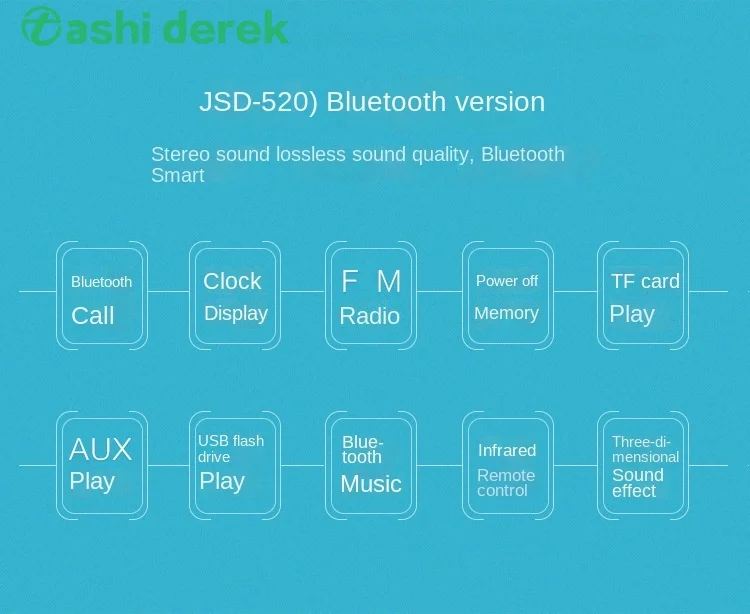 Напряжение 24 В автомобильный Грузовик автобус bluetooth MP3-плеер U-диск SD-карта радио