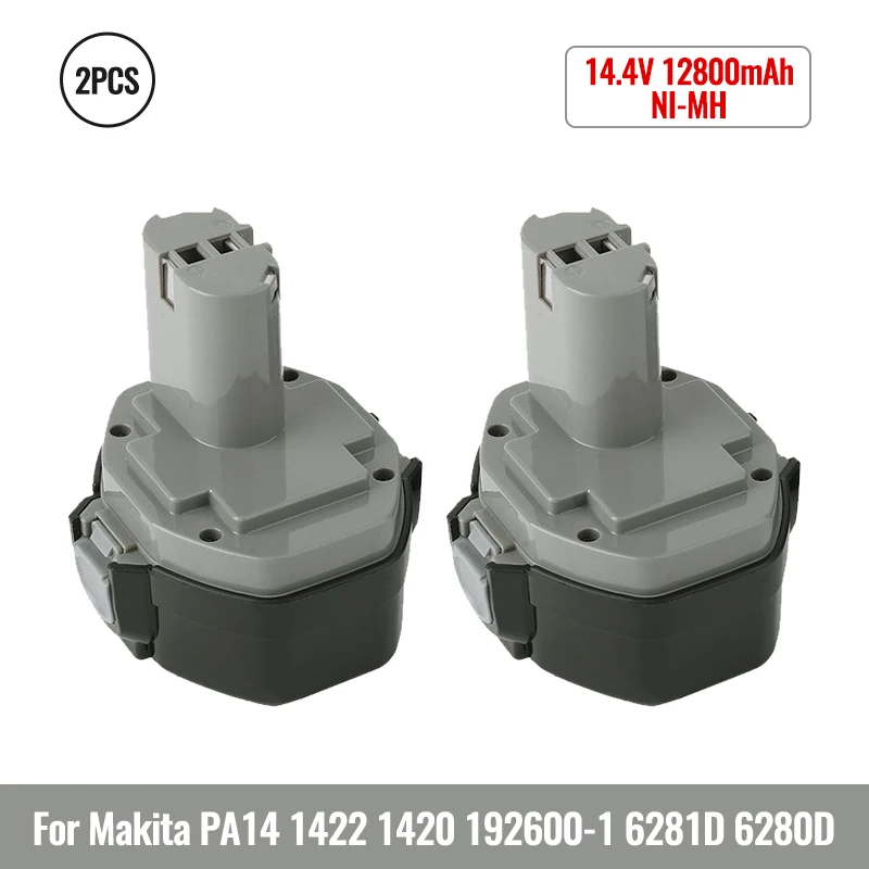 

Brand New Original 14.4V NI-MH 6800mAh Replacement Battery for Makita Battery 14.4V PA14 1420 1422 1433 1434 1435 1435F 192699-A