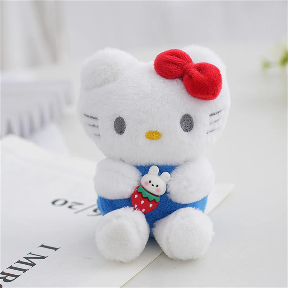 12 см милый брелок Sanrio с Hello Kitty несколько цветов плюшевые подвески школьная сумка
