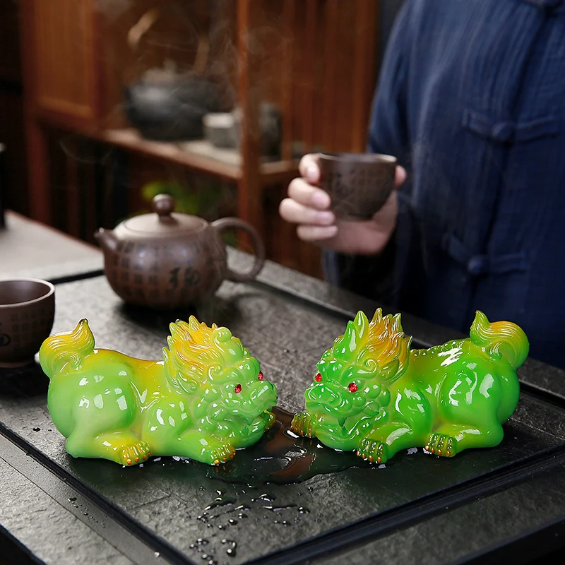

Меняющие цвет чайные питомцы могут выращивать чай и играть с чайными столами, украшения для чайного столика, чайный набор для домашних животных