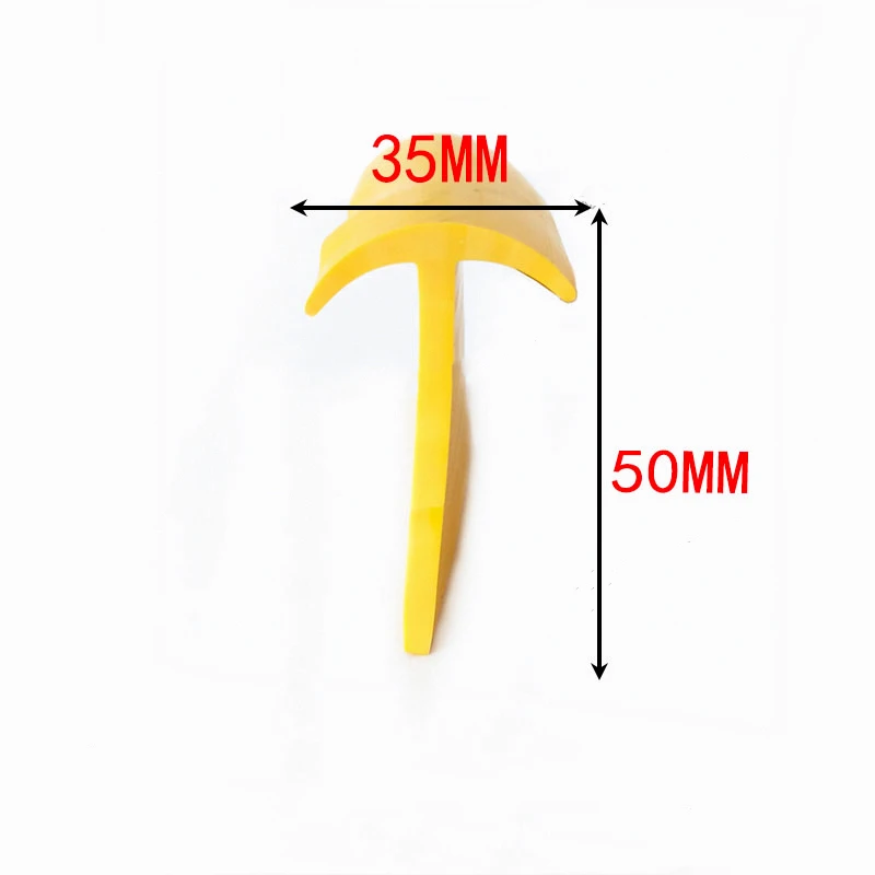 

Резиновая T-образная лента, стеклянная металлическая деревянная панель, оболочка для кромки автомобильного кабеля, покрытие для фотоэлектрической солнечной батареи 35x50 мм, желтая