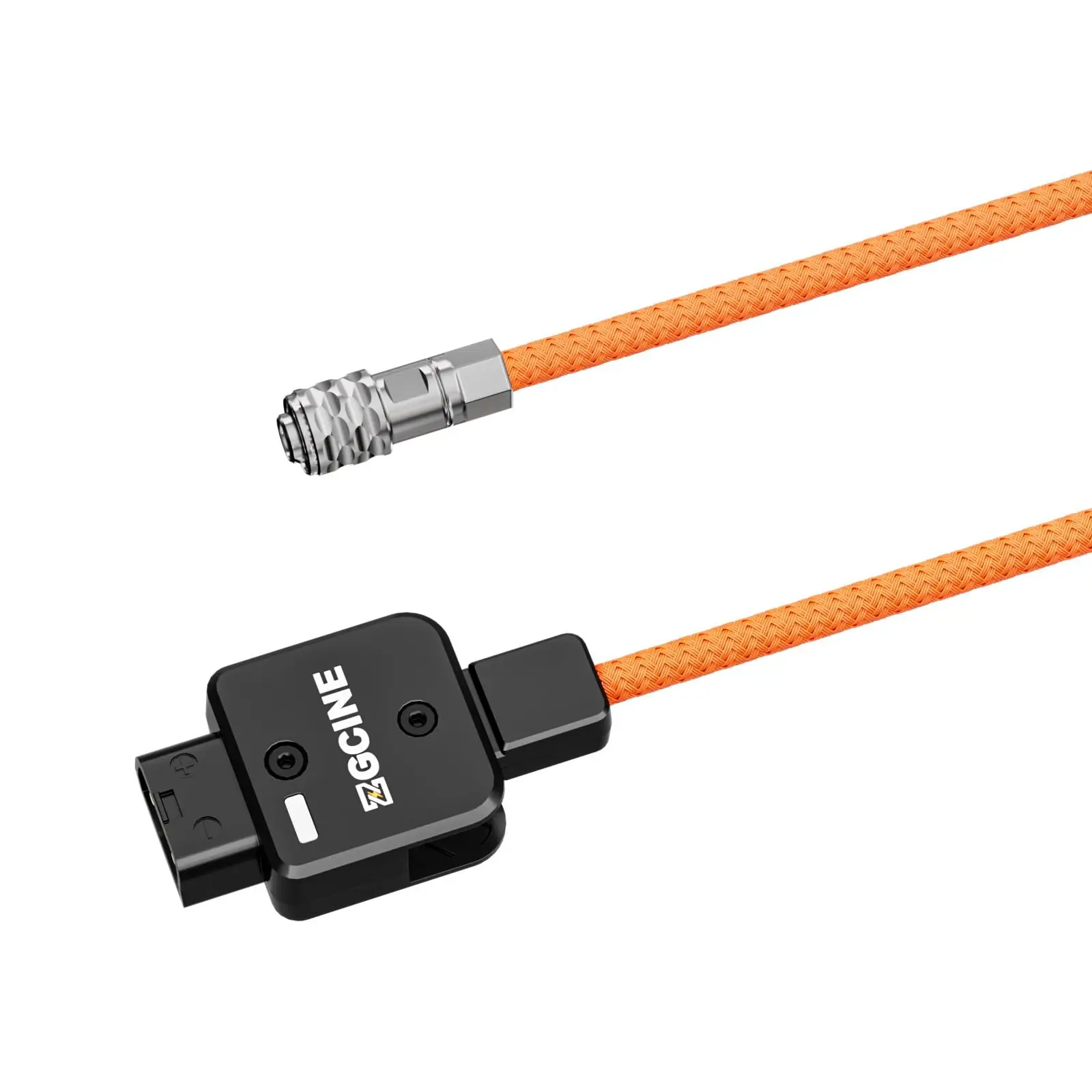 Фото ZGCINE DT-BMD D-Tap к 2-контактному силовому кабелю BMPCC 60 см 180 ° Вращающийся с плетеным проводом для карманной кинокамеры Blackmagic 4K 6K №2