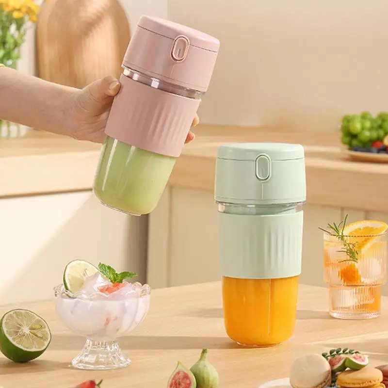 Fresh Juice Blender Rechargeable Mixers Fresh Fruit Juicers Blue Pink USB Portable Juice Bottle Mixers Extractors Multifunction