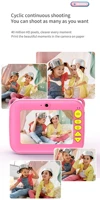 mini cartoon rechargeable 2inch screen camera video recorder kids toy gift adorable kids instant print video camera toys supply