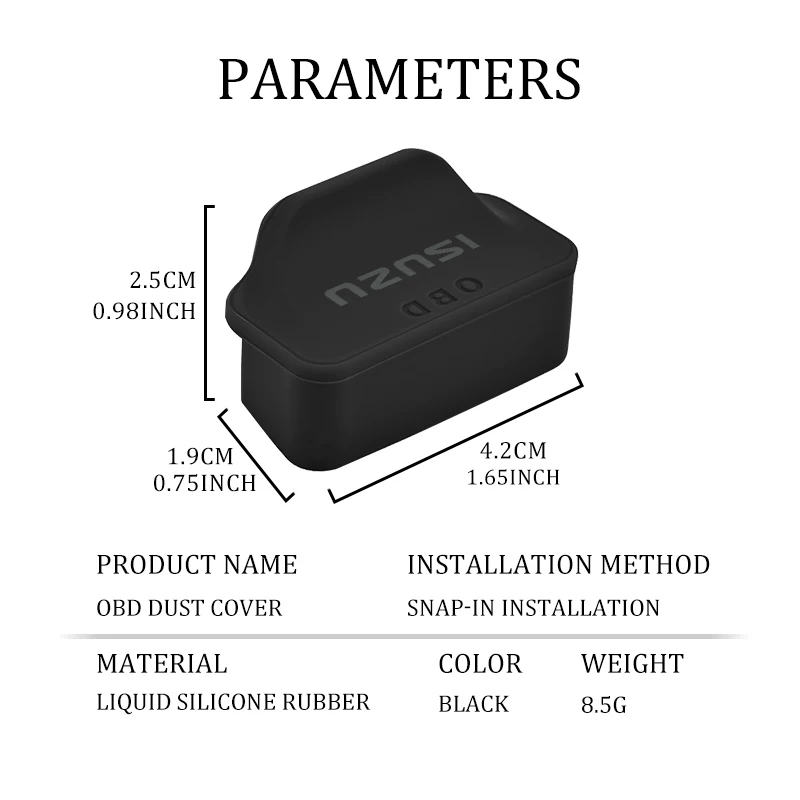 Защитная пылезащитная заглушка для разъема OBD автомобиля, аксессуары для Isuzu D-MAX D MAX Dmax I II WFR VAN 4X4 WFR VAN NFR ATV (art.: 3920dad9fcda6) - 3920dad9fcda6