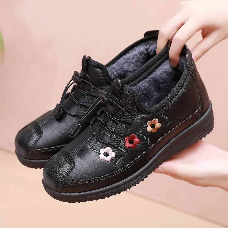

Shoes for Women Boots Women New Winter Warm Female Plush Ankle Boot Trekking Waterproof Snow Boots Mom Shoes Ladies Botas Mujer