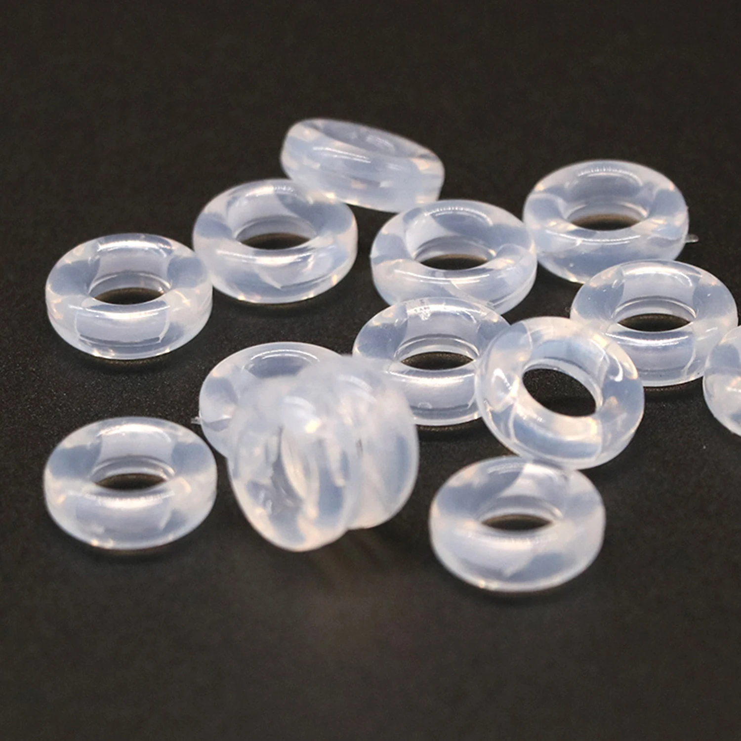 

20Pcs Transparent Silicone Anti-slip Eyeglass Ear Hooks Round Retainer Holder Elastic Glasses Ear Hook EyeGlasses Accessories