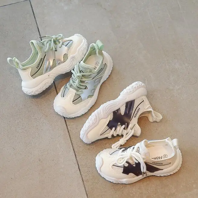 

Children's sports shoes 2022 autumn style boys and girls casual skate shoes high-top basketball runnning shoes kids casual shoes
