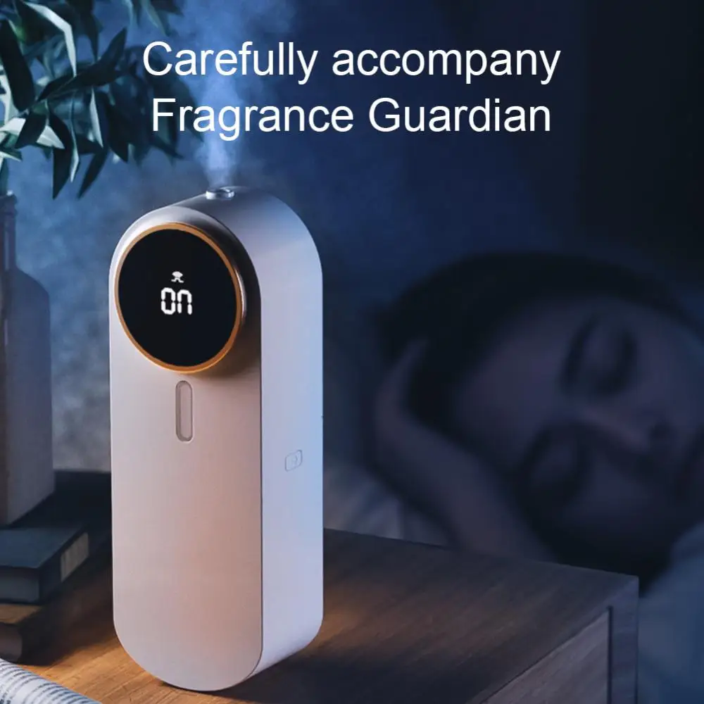 USB Portable Air Purifiers Perfume Diffuser Screen Display Wall Mounted Room Fragrance Machine Essential Oil Diffuser Humidifier