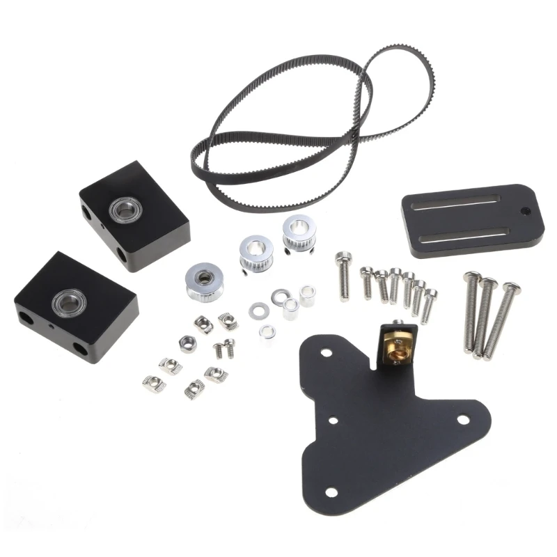 

3D Printer Dual Z-Axis Lead Screw Aluminum Kit Timing Belt for CR10/Ender3 3S Series Printers Accessaries