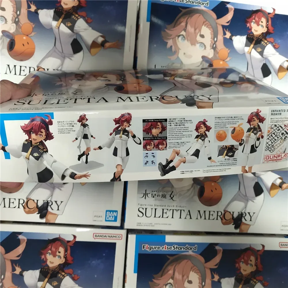Фото Bandai оригинальное аниме «Ведьма из восхода фигуры» FRS Mercury Suletta Mercury Joint подвижная фигурка собранная модель игрушки подарок №5