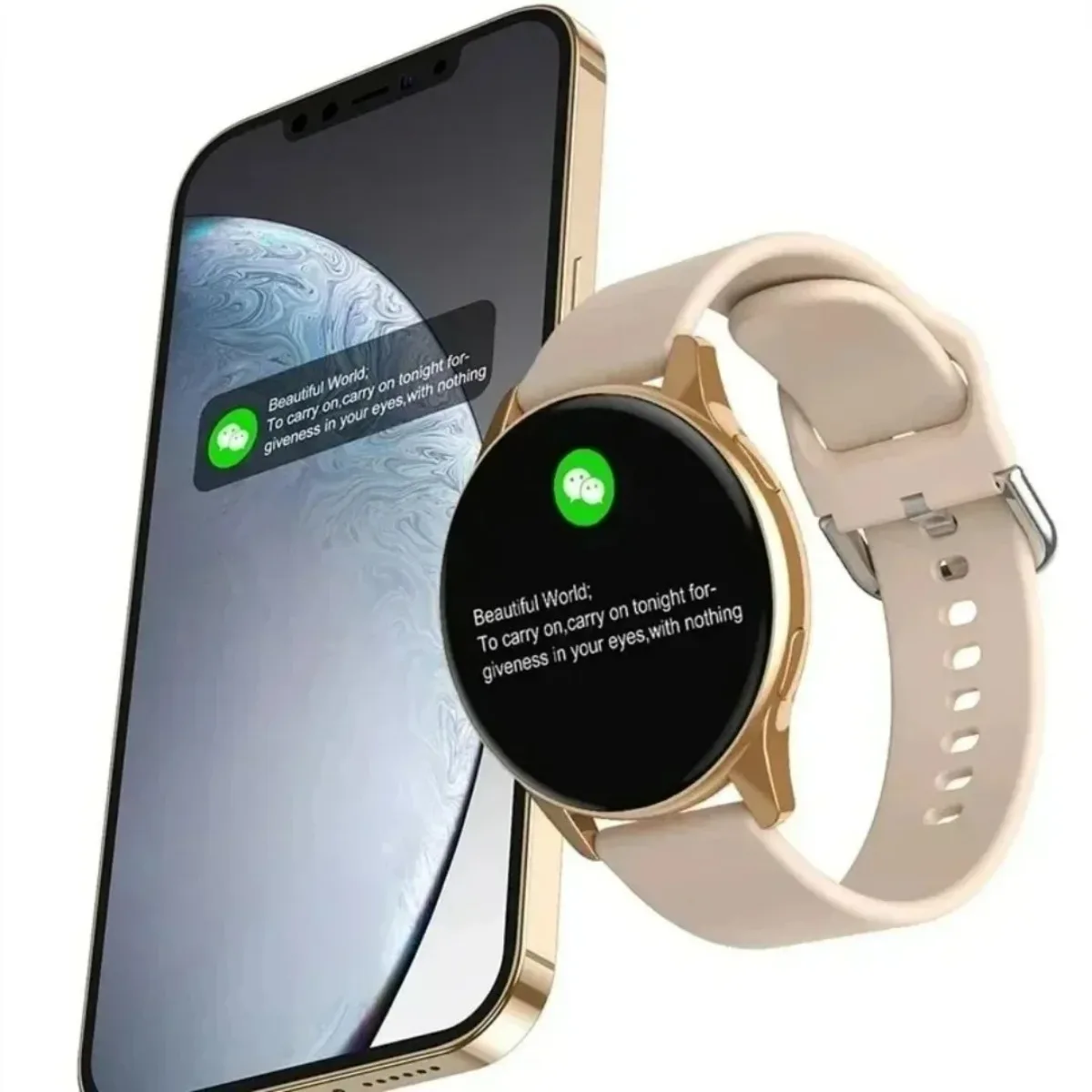 Фото Смарт-часы Xiaomi 2026 с беспроводной зарядкой, Bluetooth-звонками, фитнес-браслетом для мужчин и женщин, настраиваемым циферблатом + коробка №3
