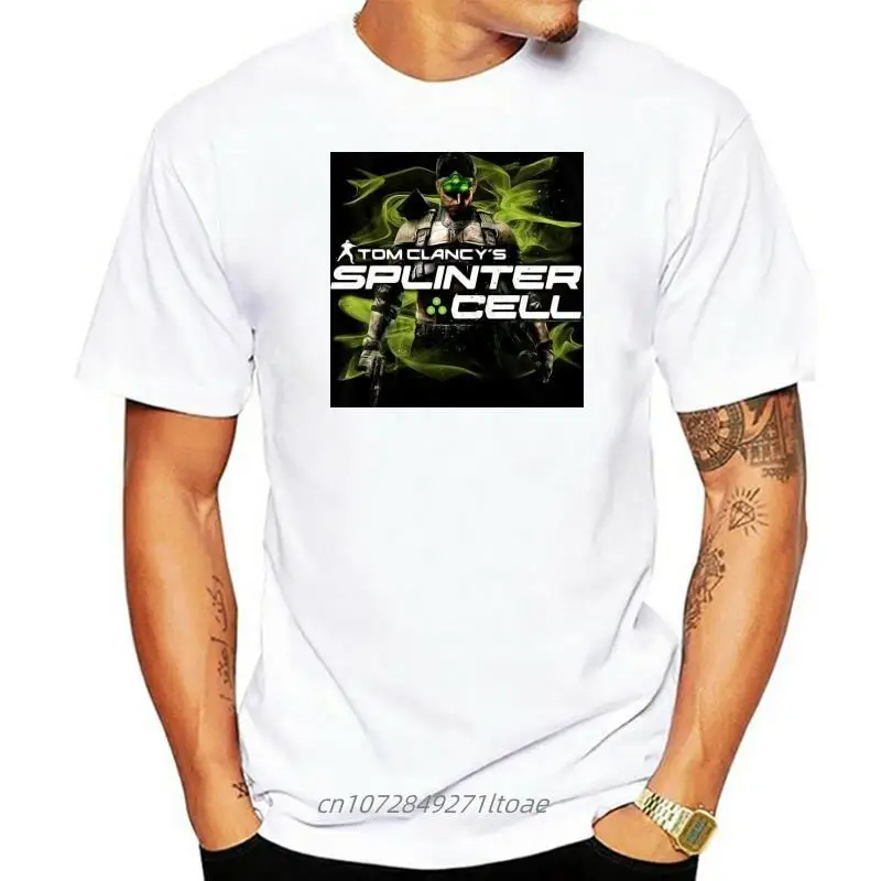 

Tom Clancy T-Shirt Splinter Cell Official Gaming Adult Tee Black Cotton SM - 5XL