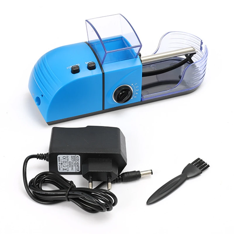Household Fully Automatic Cigarette Puller Roller Gadgets for Men Tobacco Filler DIY Cigarette Rolling Machine EU Plug Men Gift