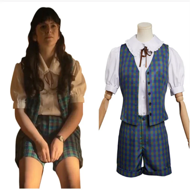 

Stranger cos Things Season 4 Suzie Cosplay Costume Vest Shirt Shorts Outfits Halloween Carnival Women Suit