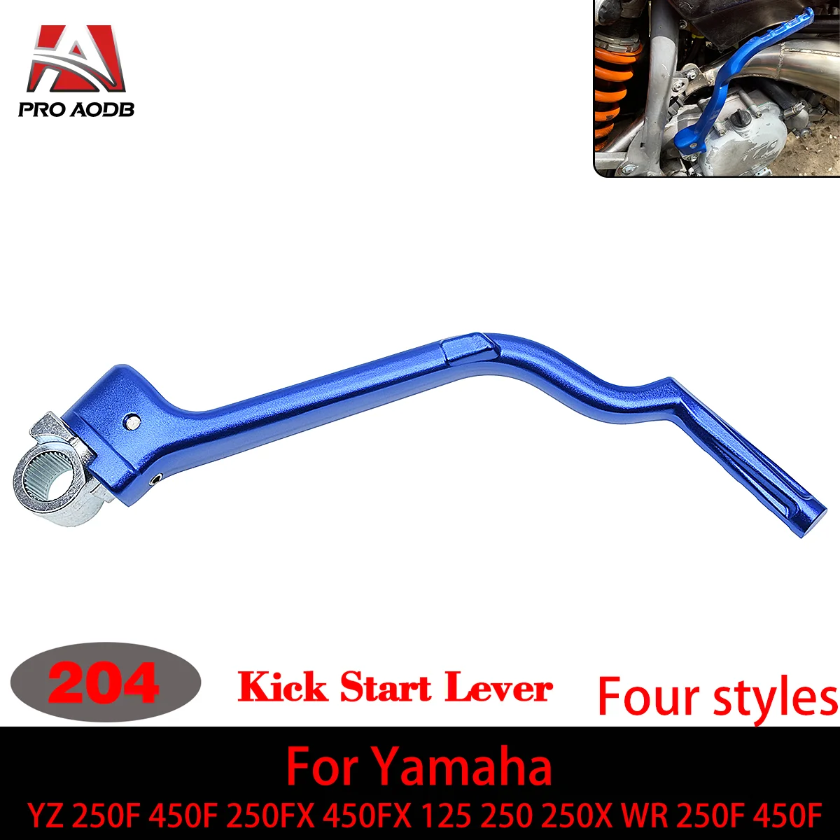 Кованая педаль стартера с ЧПУ для Yamaha YZ 250F 450F 250FX 450FX 125 250 250X WR 1986-2023 мотоцикла и т. д.