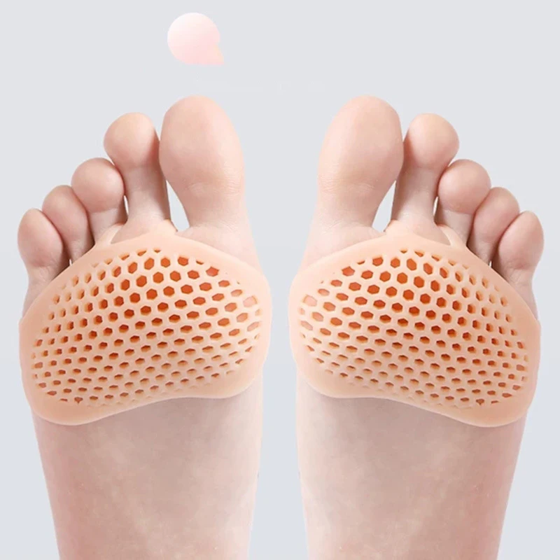 Silicone Forefoot Pad Female Foot Protection Non-Slip Super Soft Anti-Pain Insole High-Heeled Shoes Anti-Wear Artifact