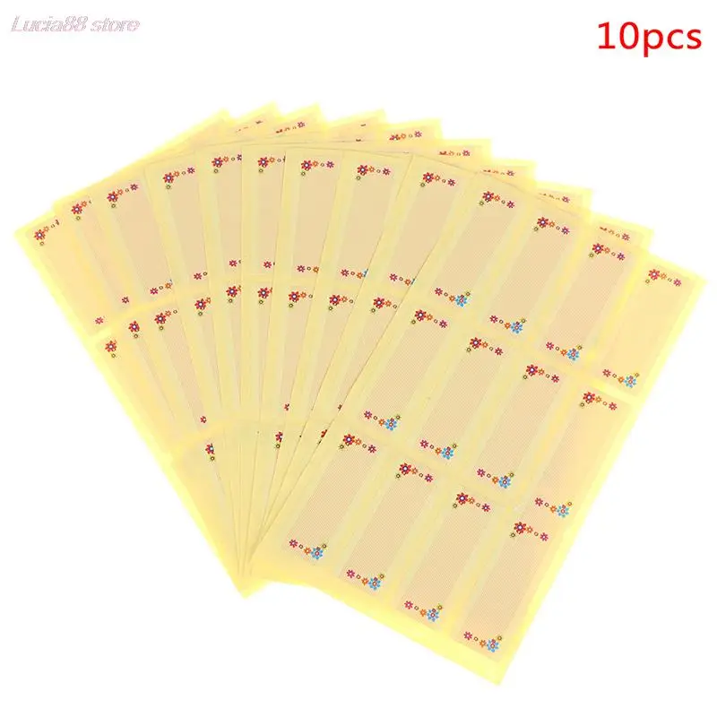 

120 шт., наклейки для заметок с белыми записываемыми именами