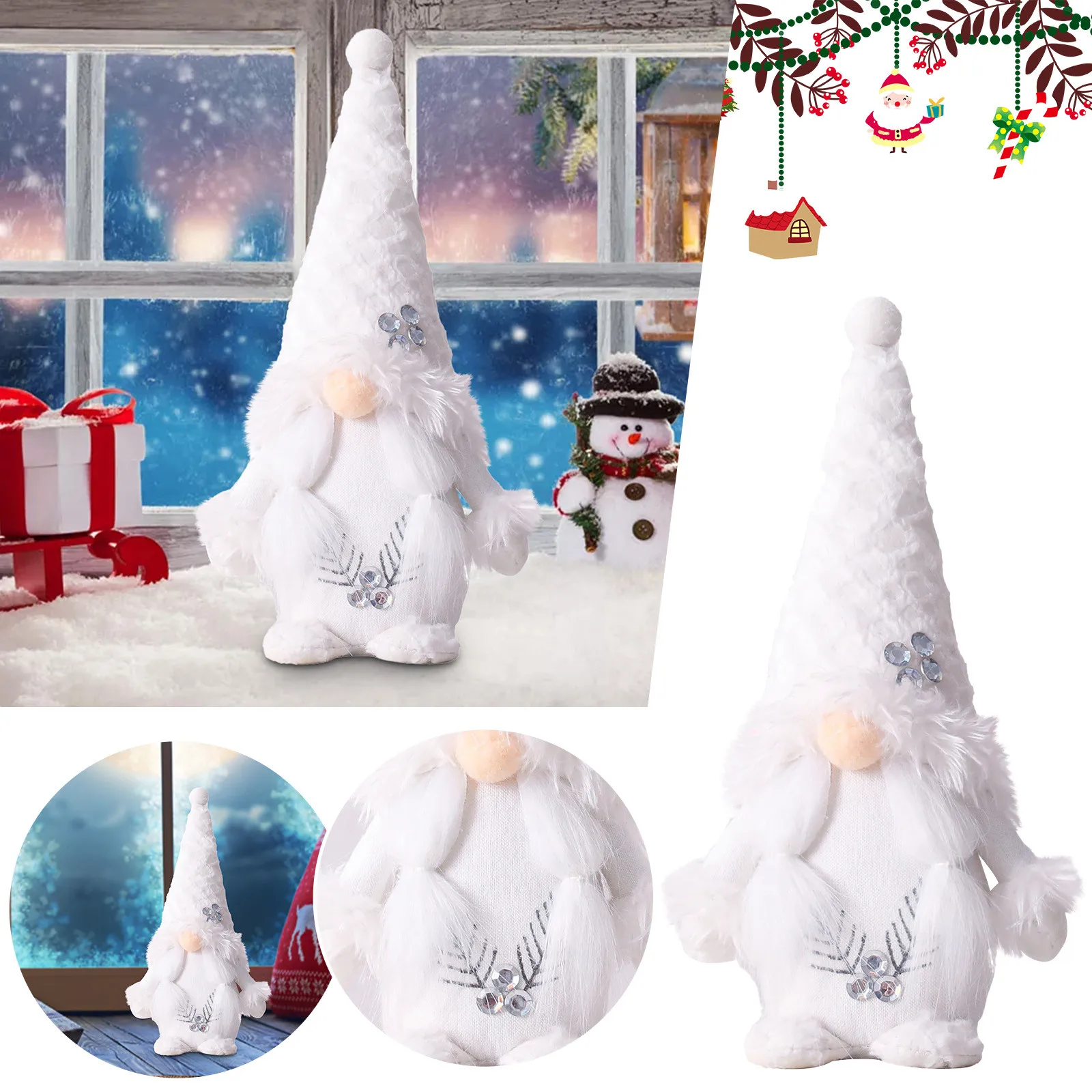 

Bellies Dolls Pets Christmas Dwarf Couple h Suit Holiday Christmas Thanksgiving Home Decoration Swedish h Doll Stuffed