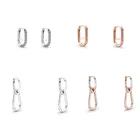 Серьги Сковорода из серебра 925 пробы для женщин