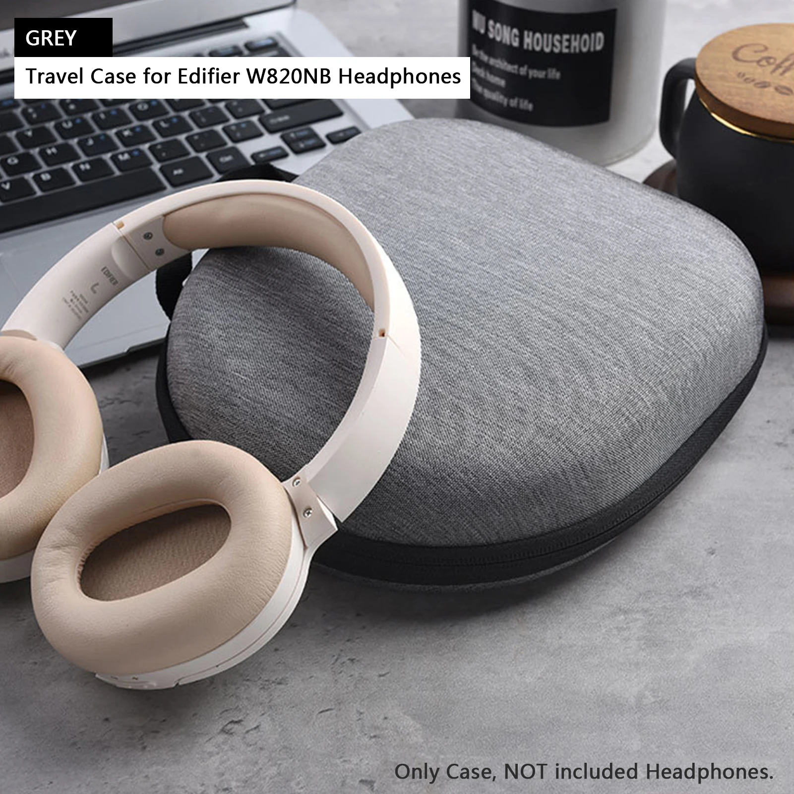 

Hard EVA Earphone Case Box For Edifier W820NB Bluetooth Headphone Accessories Waterproof Shockproof Headset Protective Case