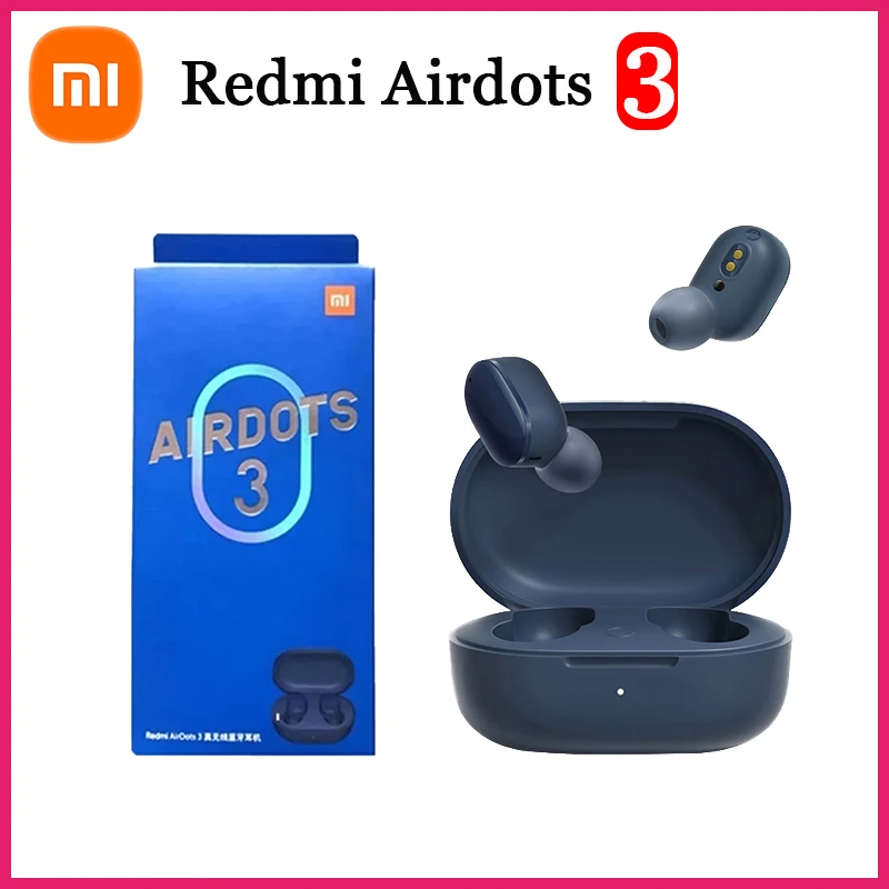 

Original Xiaomi Redmi Airdots 3 Mi True Wireless Headset Bluetooth 5.2 Wireless Bluetooth Earphone AptX Adaptive Stereo Bass