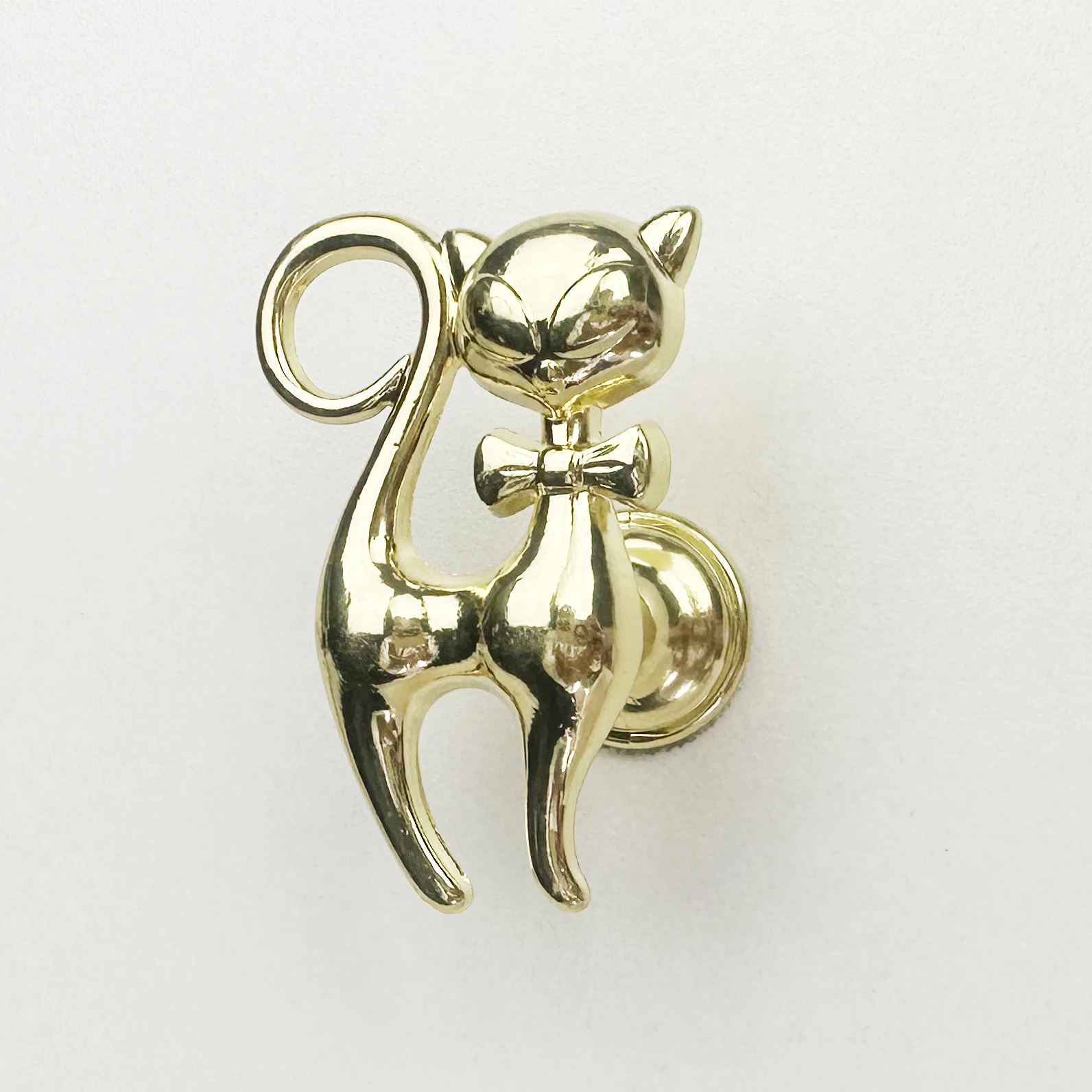 

Ручка в форме животного с одним отверстием, металлическая ручка котенка, ручка с мультяшным котом, ручки для шкафа