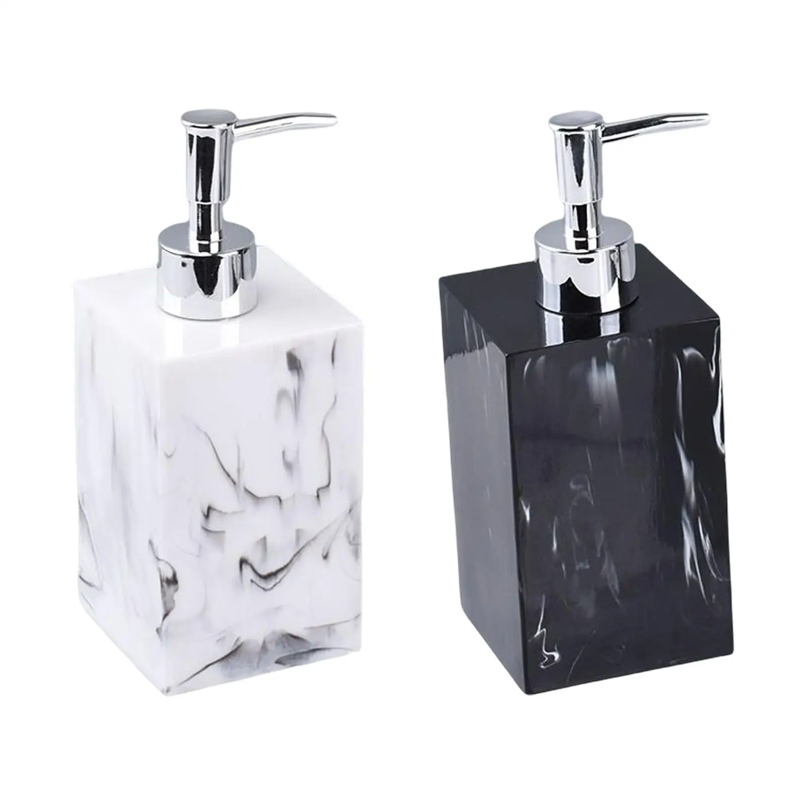 

Empty Soap Dispenser 500ml Resin with Pump Refillable Container for Lotion Kitchen Hotel Home Bathroom