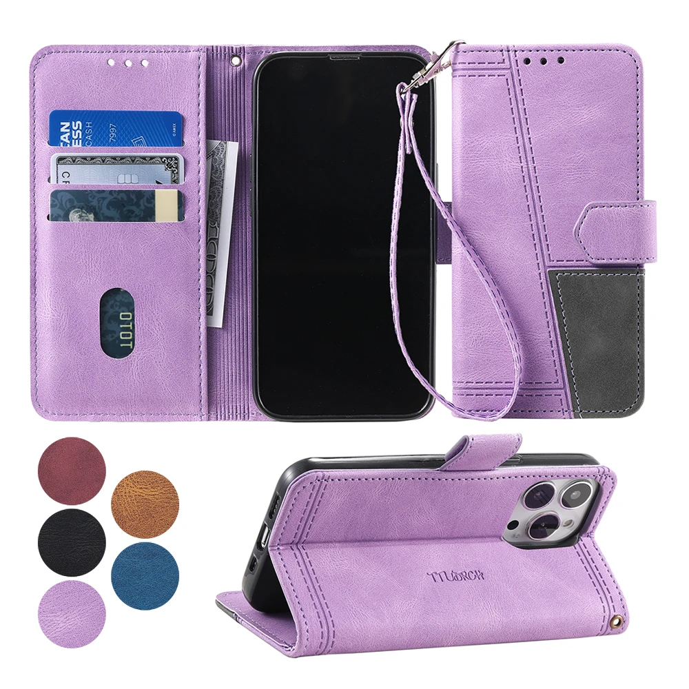 

Leather Flip Wallet Case For iPhone 14 12 13 Mini 11 Pro XS MAX X XR 8 7 6S 6 Plus SE 2020 2022 Card Stand Slot Phone Cover Etui