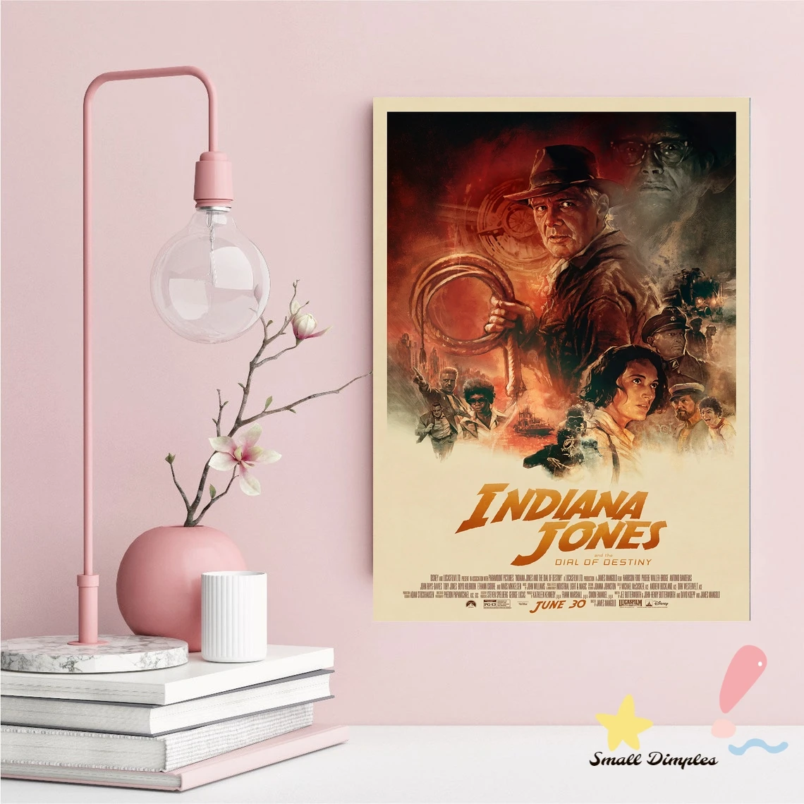 Индиана Джонс и циферблат судьбы постер фильма холст художественный принт
