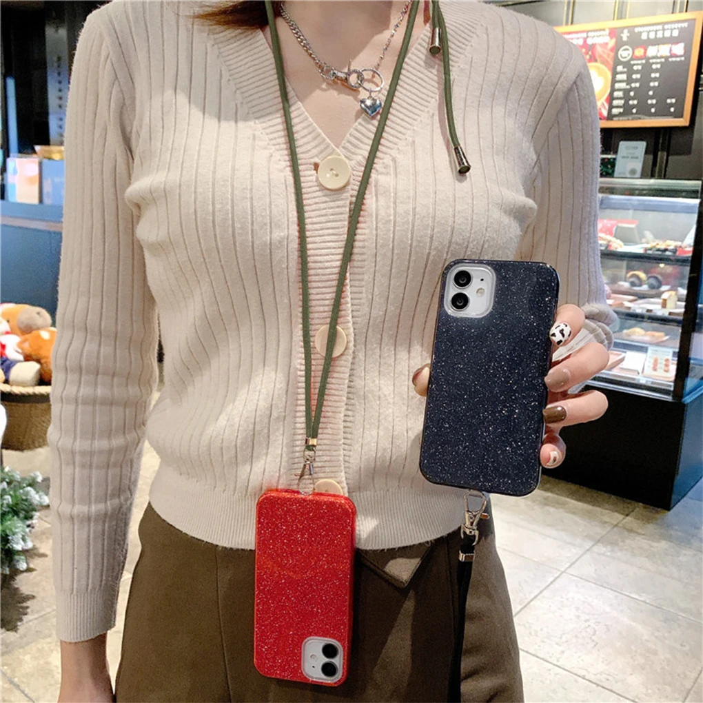 Новый ремешок для телефона регулируемый съемный шнур шеи подвеска совместимый с