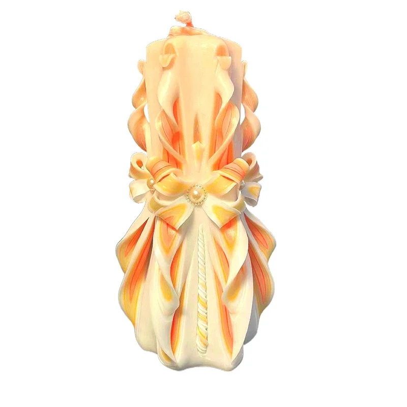 Свеча ручной работы размер 19 см подарок на день рождения праздничное атмосферное