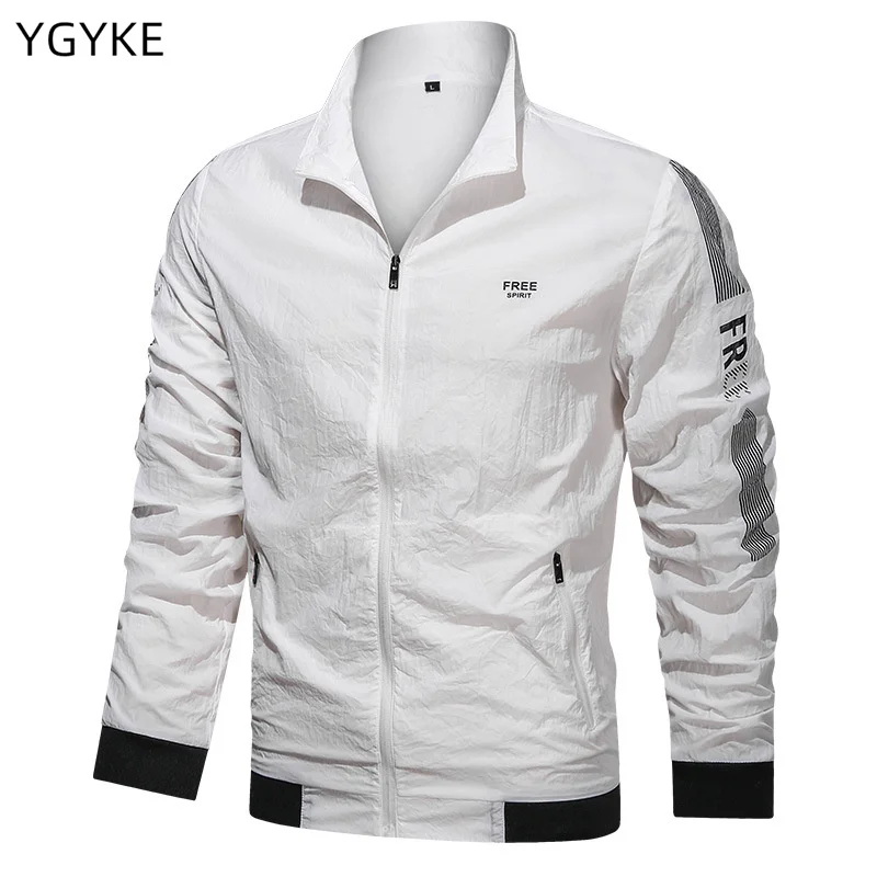 

2021 Summer New Men's Foreign Trade Sun Protection Clothing Fishing Outdoor Skin Clothing UVProtection Speed Jacket