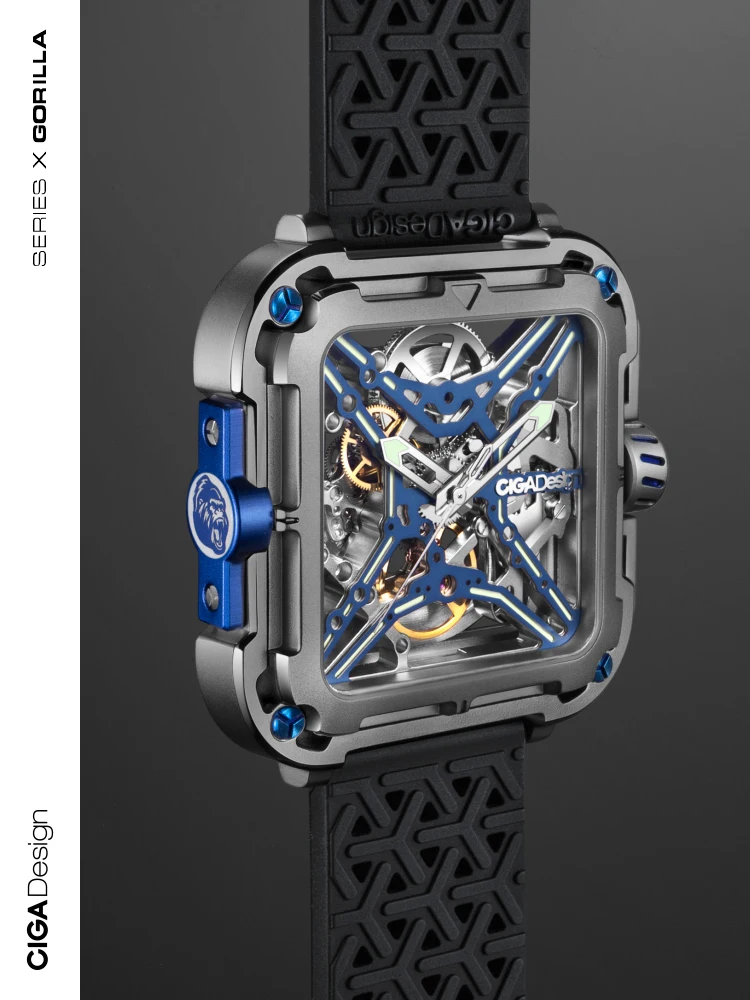 Фото Механические часы CIGA design X series gorilla 2021, часы из титанового сплава №1