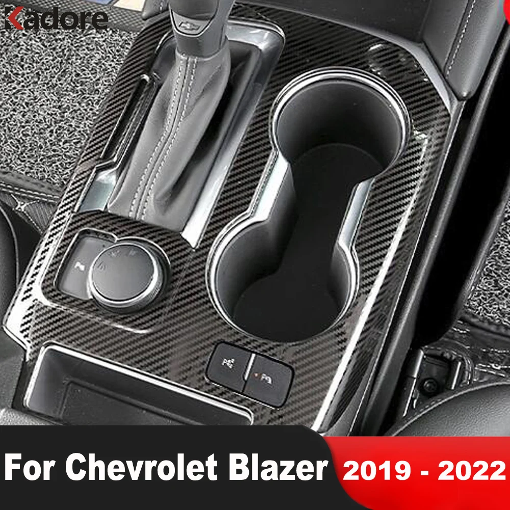 

Интерьерные аксессуары для Chevrolet Blazer 2019 2020, автомобильная фотообложка из углеродного волокна, декоративная наклейка, Стайлинг LHD