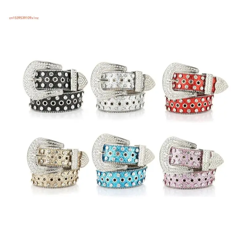

Adult Bling Belt with Light Luxurious Ladies Locomotive Waistband