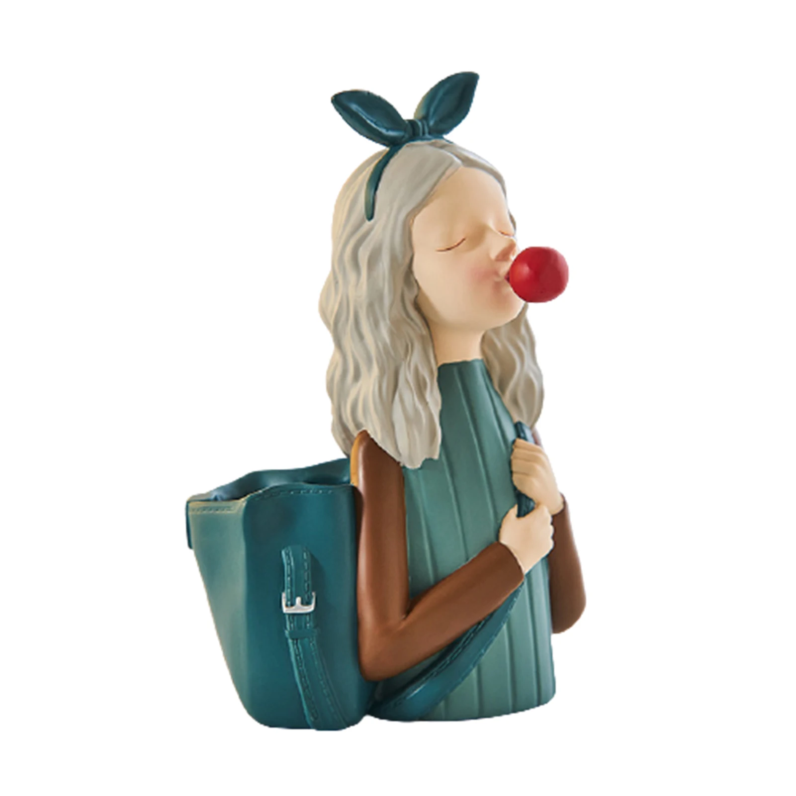 

2022 Multifunctional Cute Girl Blowing Bubbles Pen Holder Accessories For Home Office Multifunctional Cute Girl Blowing Bubbles