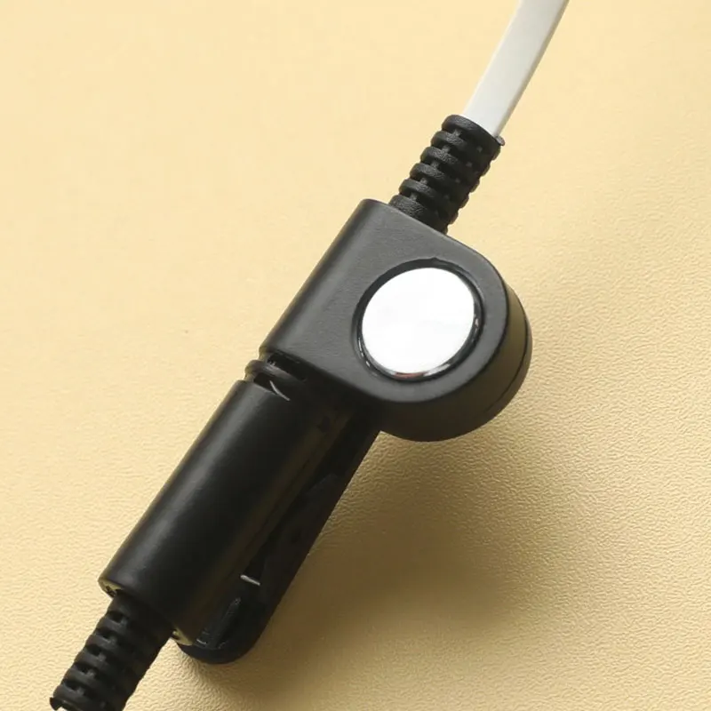 2 Pin PTT Mic Radio Walkie Talkie Accessories Headset Earphone K-Plug Wired Earpiece Compatible with Baofeng UV5R UV-5R BF-888S