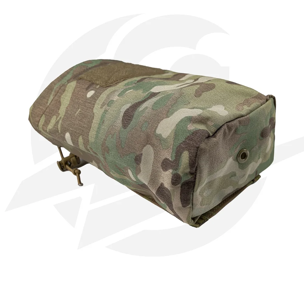 Outdoor Sports Airsoft Tactical Shooter Hunting Training Vest Belt CP Tool Storage Bag Foldable Recycling Bag