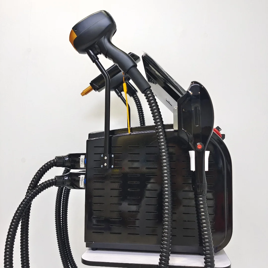 4в1 Сопрано Титан Лед Платиновый Диод 3 Длина Волны Лазер ND:YAG RF IPL OPT Машина