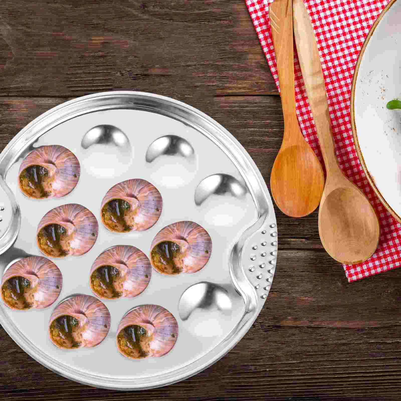 Сковорода-бройлер для духовки столовые приборы блюдо в виде улитки детская