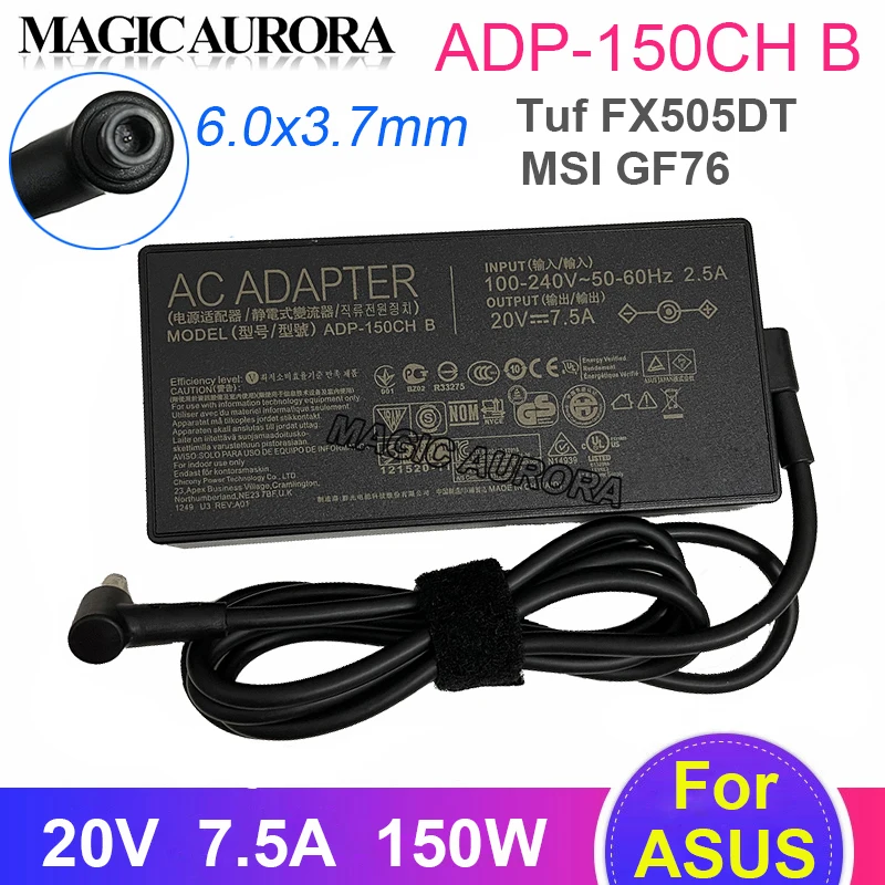 

Оригинальное зарядное устройство для телефона, адаптер для ASUS TUF FX505DT FX705DT, подходит для MSI GF76 GL731GT GL531GT X571GT