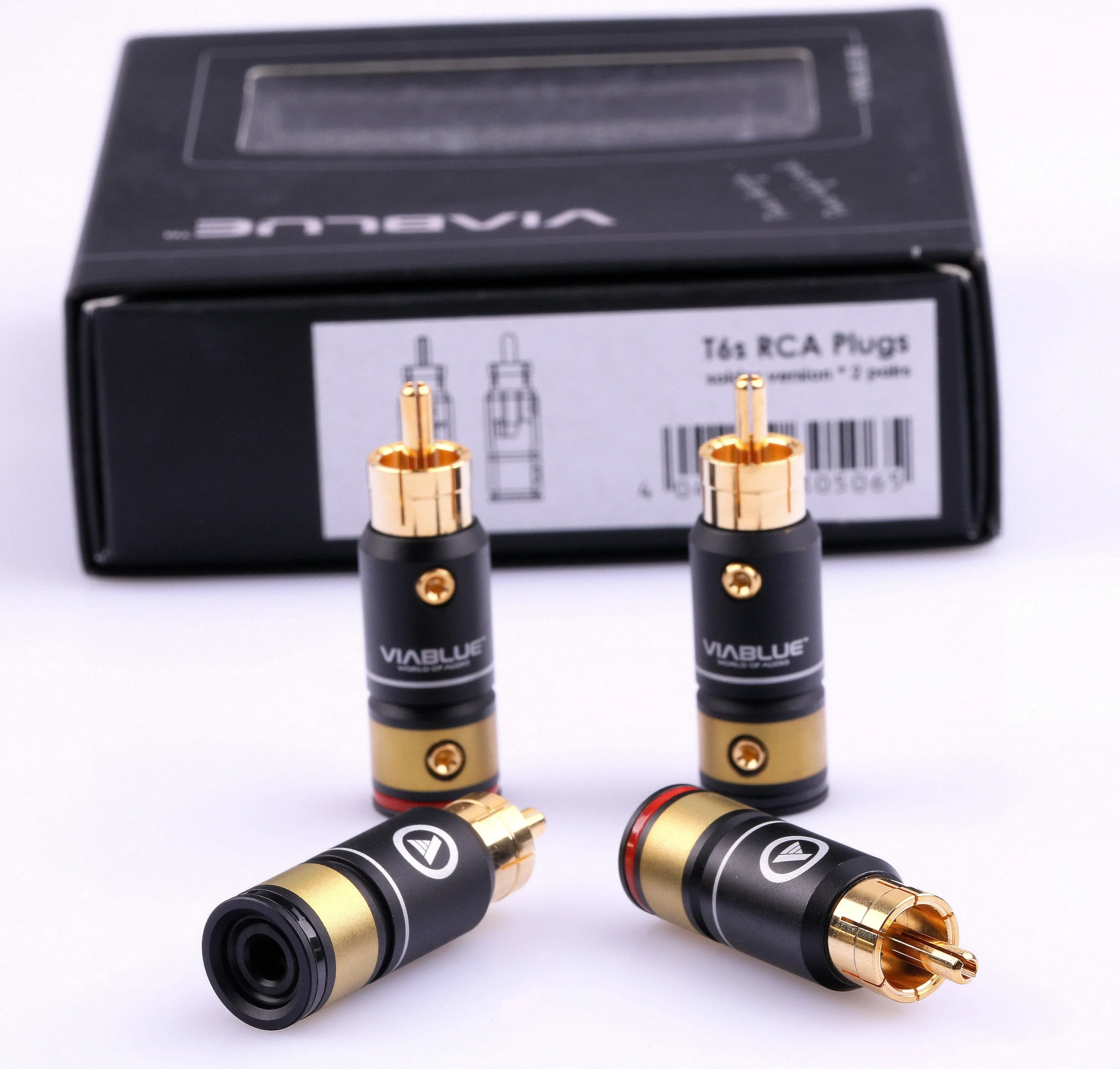 VIABLUE Weibo T6s RCA золотистый штекер