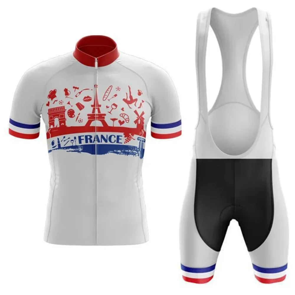 

Велосипедный костюм из джерси и шортов, с коротким рукавом