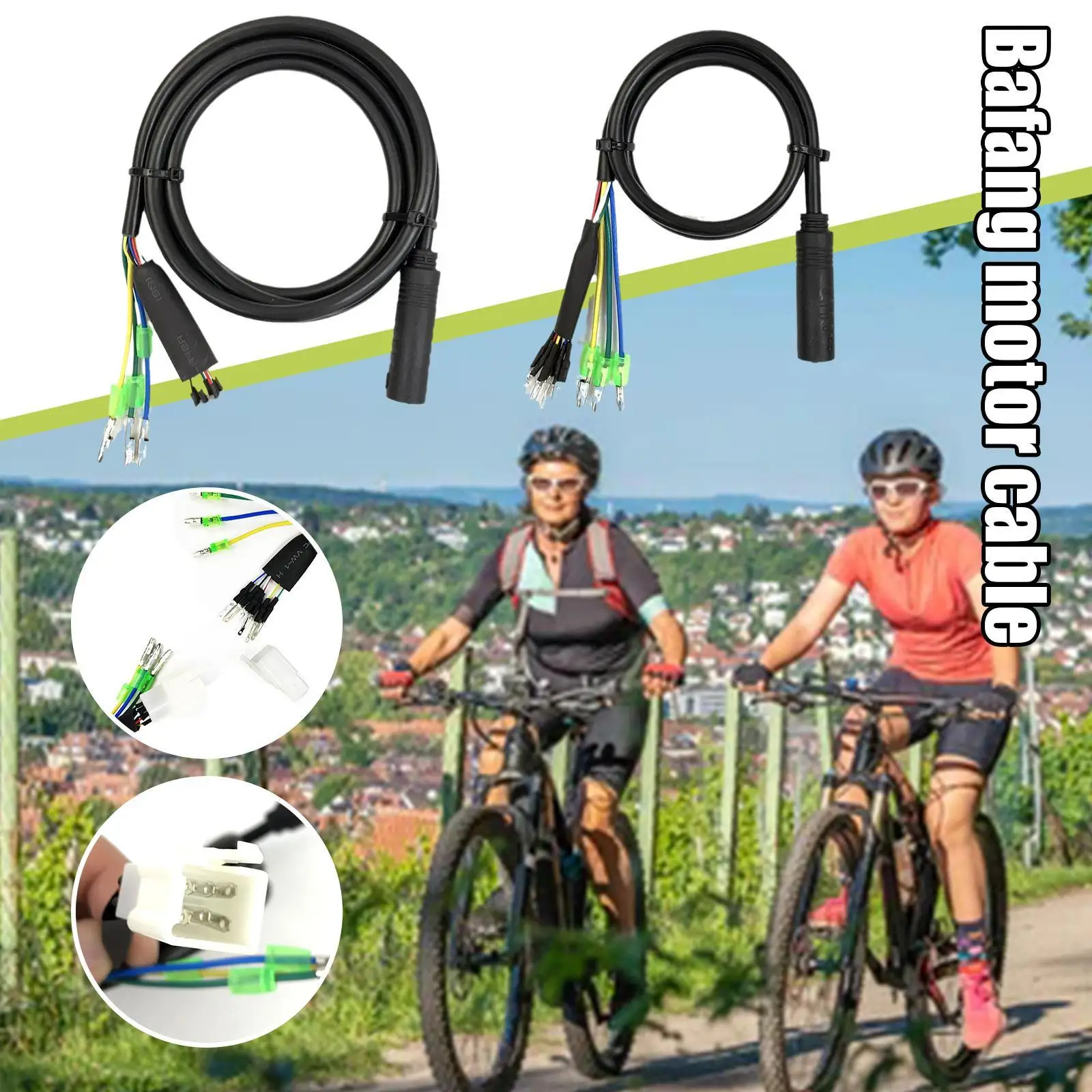

Motor Cable Motor Convert Extension Cable Cord Waterproof Connector For Bafang Front Rear Wheel Hub Motors Bicycle Accessories