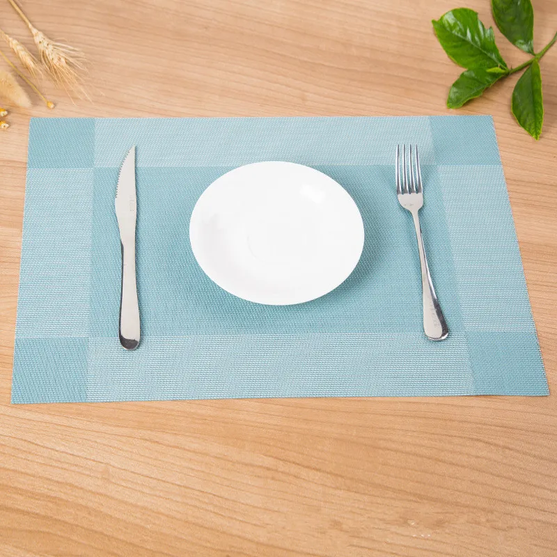

Eco-friendly Place Mat Table Hotel Household Heat-Resistant Stain Resistant Washable PVC Dining Pads Modern Decoration Product