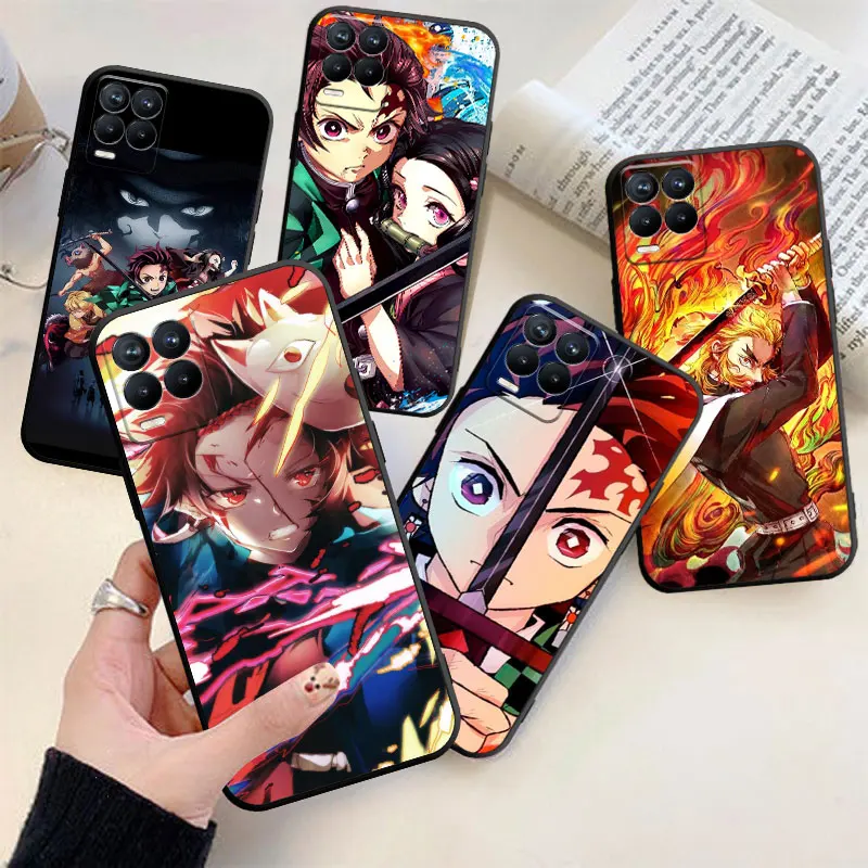 

Demon Slayer Anime Shockproof Phone Cases For Realme GT Neo 7 7i 8 8i 9 Pro Plus C11 C15 C2 C20 C21 C21Y C31 C35 Cover Coque