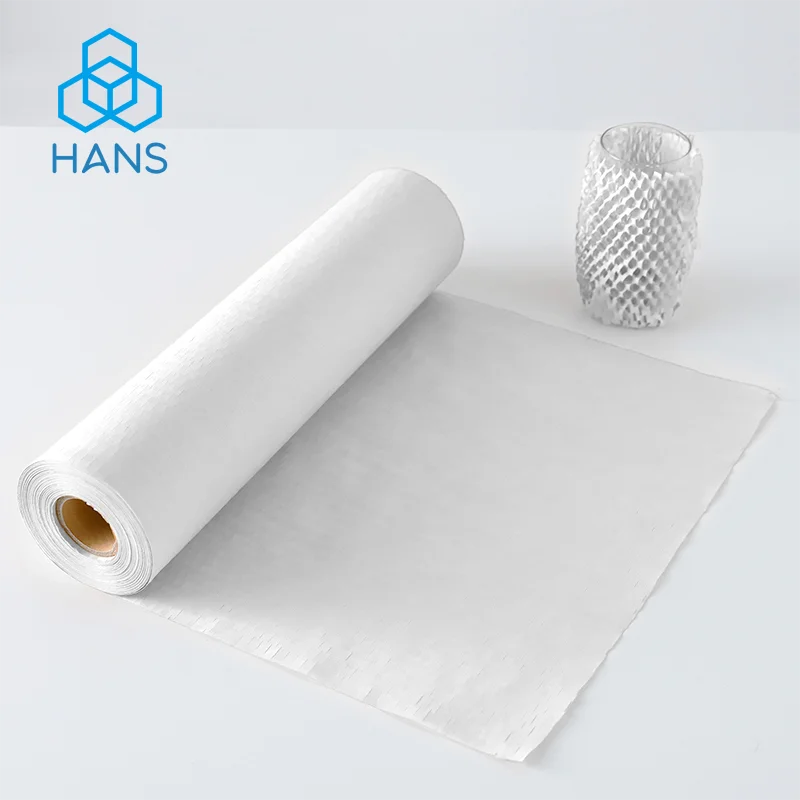

Hot sale White Color 40cm*30m koffiekop mok honeycomb paper pallet sheet of honeycomb paper
